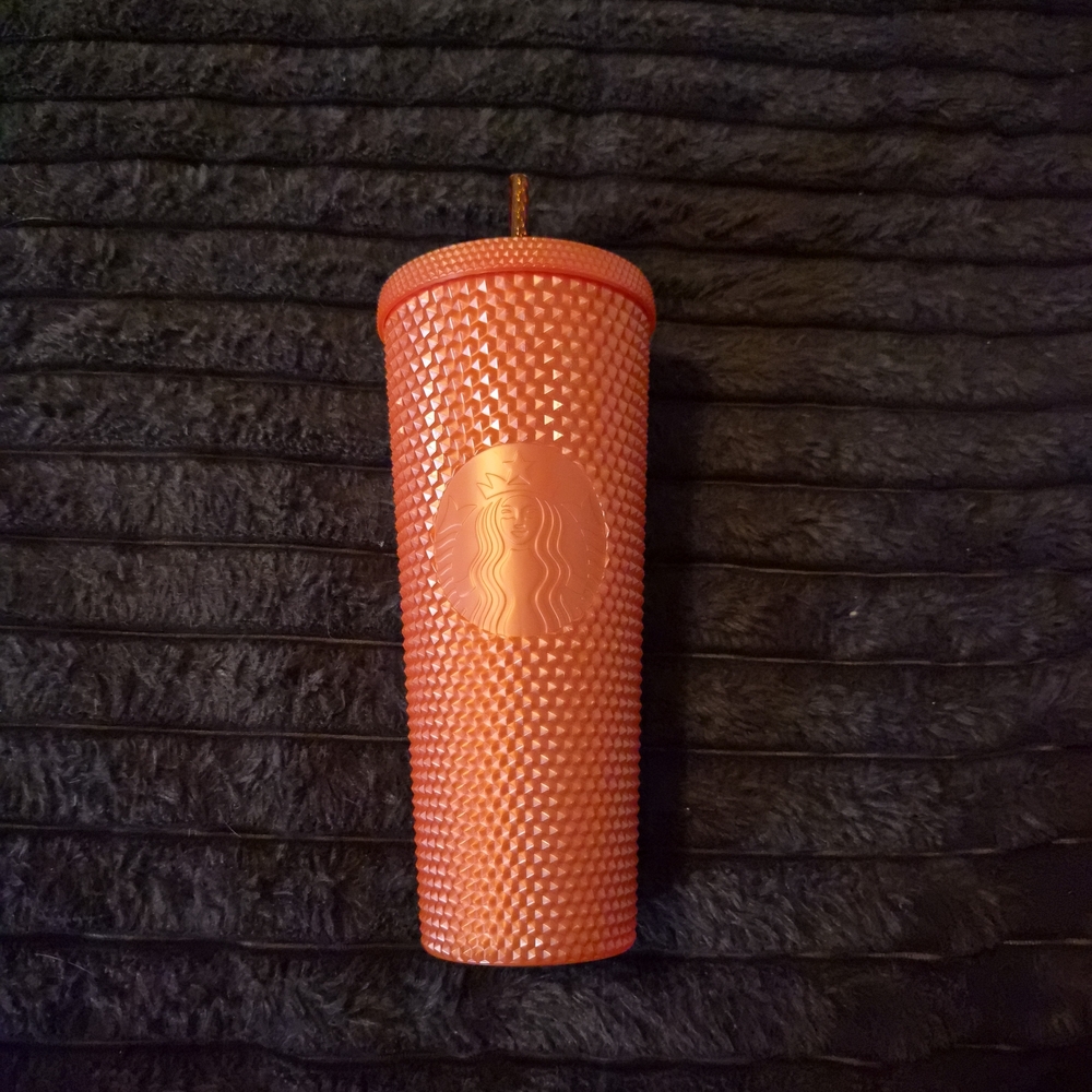 Starbucks Vibrant Orange Studded Tumbler